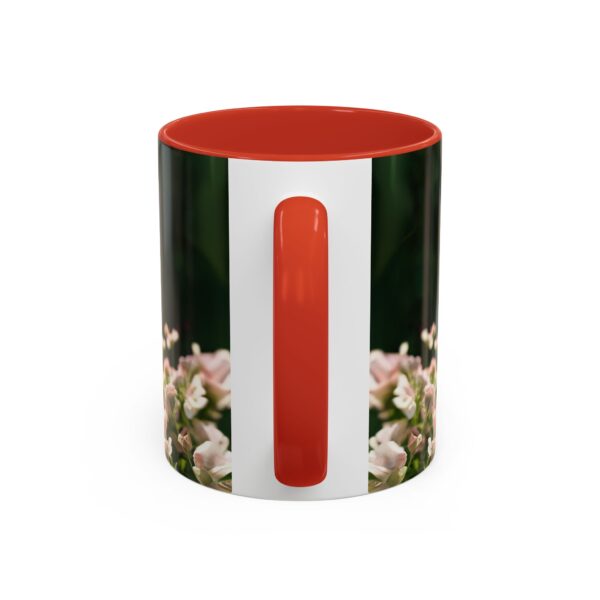 Our "Amen" Inspirational 'Elaborate Red Flowers Heart' design Accent Coffee Mug, Perfect for Wedding Gifts, Love & Faith Decor, Philippians 4:8 - Image 16
