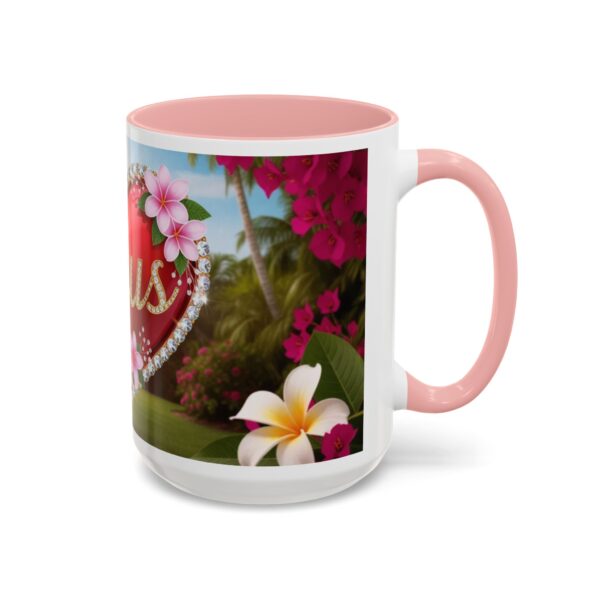 Our "Jesus" Garden solid red heart design Accent Coffee Mug, Perfect for Wedding Gifts, Love Confessions, Inspirational Floral Decor - Image 26