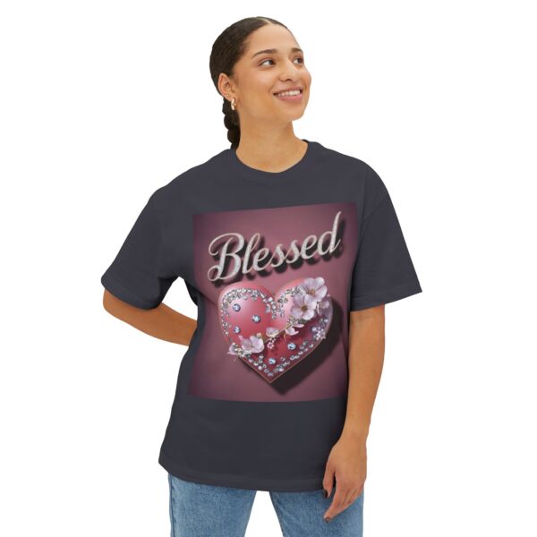 Our "BLESSED" Biblical Unisex Tee - Inspirational Christian Tshirt for Men and Women, Religious Oversized Shirt, Boxy Top, Unisex Tee Shirt, - Image 23