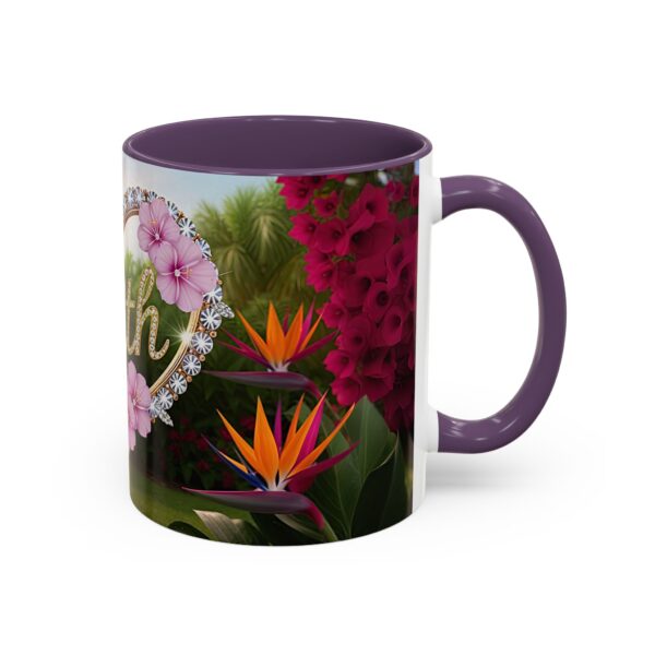 Our "Faith" 'Diamond Ring Heart' Inspirational design Accent Coffee Mug, Perfect for Wedding Gifts, Love & Faith Decor, Philippians 4:8 - Image 46
