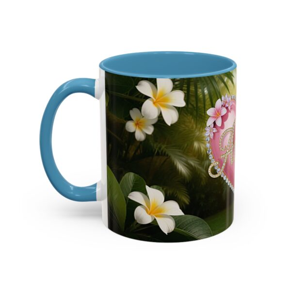 Our "Amen" Inspirational 'Solid Pink Heart' design Accent Coffee Mug, Perfect for Wedding Gifts, Love & Faith Decor, Philippians 4:8 - Image 35