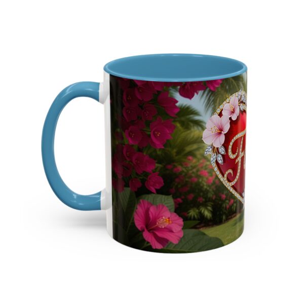 Our "Faith" 'Solid Red Heart' inspirational Design Accent Coffee Mug, Perfect for Wedding Gifts, Love & Faith Decor, Philippians 4:8 - Image 35