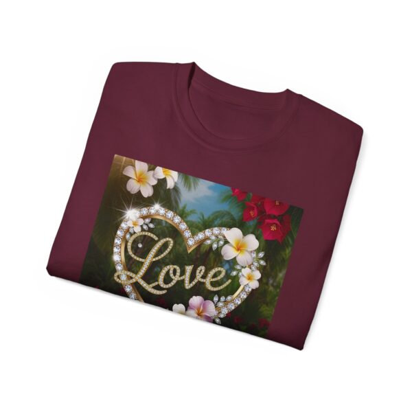 Our "Love" Inspirational 'Diamond Ring Heart' Design Vintage Christian Faith Apparel Unisex Cotton T-Shirt Thoughtful Quote, Philippians 4:8 - Image 16