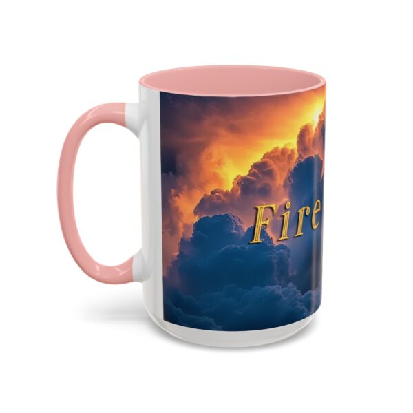 Our 'Storm Light' "Fire Inside" design Accent Coffee Mug, Perfect for Wedding Gifts, Inspirational Beauty of God's Creation, Tea Cup Ceramic - Image 27