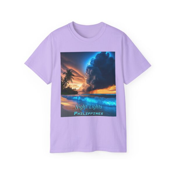 Our "Night Lights - Philippines" Inspirational Design Vintage Christian Faith Apparel Unisex Cotton T-Shirt God is Light Philippians 4:8 - Image 45