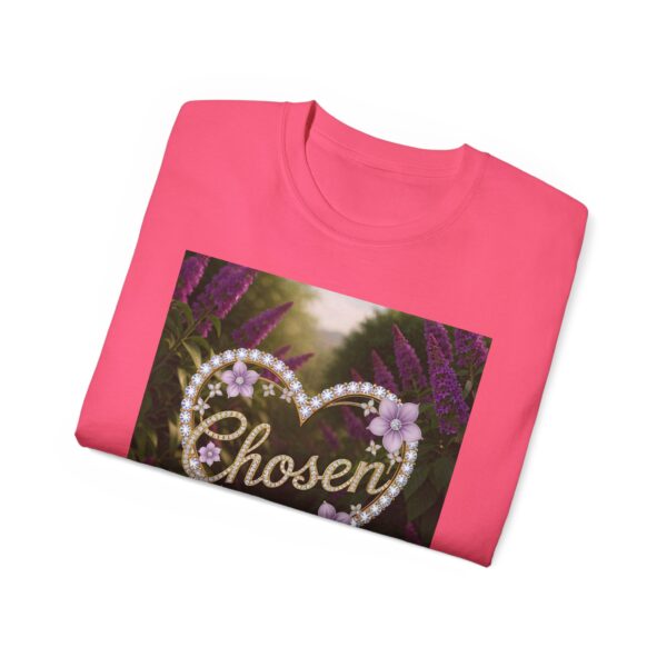 Our "Chosen" Inspirational 'Diamond Ring Heart Design Vintage Christian Faith Apparel Unisex Cotton T-Shirt Thoughtful Quote Philippians 4:8 - Image 56
