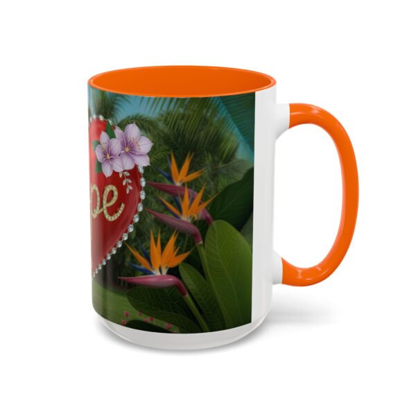 Our "Hope" 'Solid Red Heart' Inspirational design! Accent Coffee Mug, Perfect for Wedding Gifts, Love Confessions, Inspirational Floral Decor Philippians 4:8 - Image 54