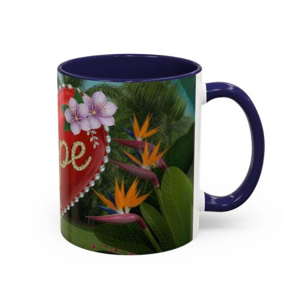 Our "Hope" 'Solid Red Heart' Inspirational design! Accent Coffee Mug, Perfect for Wedding Gifts, Love Confessions, Inspirational Floral Decor Philippians 4:8 - Image 6