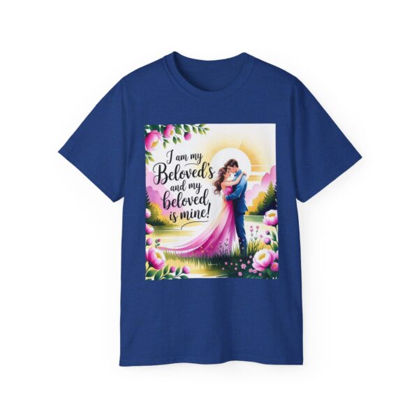 Our Inspirational "I am my Beloved's" Unisex Cotton T-Shirt, Faith Spiritual Apparel, Love Gift, Song of Solomon, Gospel Fashion - Image 37