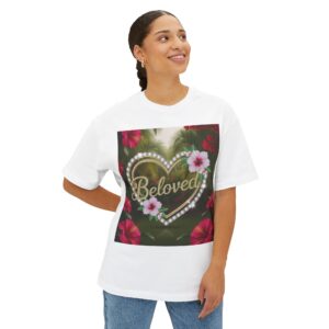 Our "BELOVED" Biblical 'Garden' Unisex Tee Inspirational Christian Tshirt for Men and Women, Oversized Shirt, Boxy Top Tee Shirt