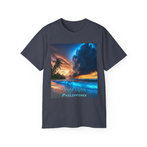 Our "Night Lights - Philippines" Inspirational Design Vintage Christian Faith Apparel Unisex Cotton T-Shirt God is Light Philippians 4:8 - Image 41