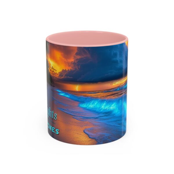 Our "Night Lights-Philippines" design Accent Coffee Mug, Perfect for Wedding Gifts, Inspirational Decor Beauty of God's Creation Tea Ceramic - Image 9