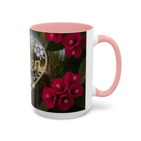 Our "Amen" Inspirational 'Diamond Ring Heart' Design Accent Coffee Mug, Perfect for Wedding Gifts, Love & Faith Decor, Philippians 4:8 - Image 26