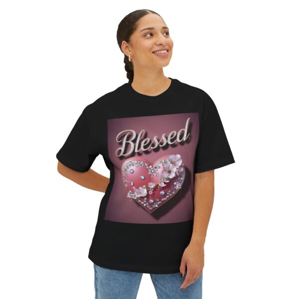 Our "BLESSED" Biblical Unisex Tee - Inspirational Christian Tshirt for Men and Women, Religious Oversized Shirt, Boxy Top, Unisex Tee Shirt, - Image 15