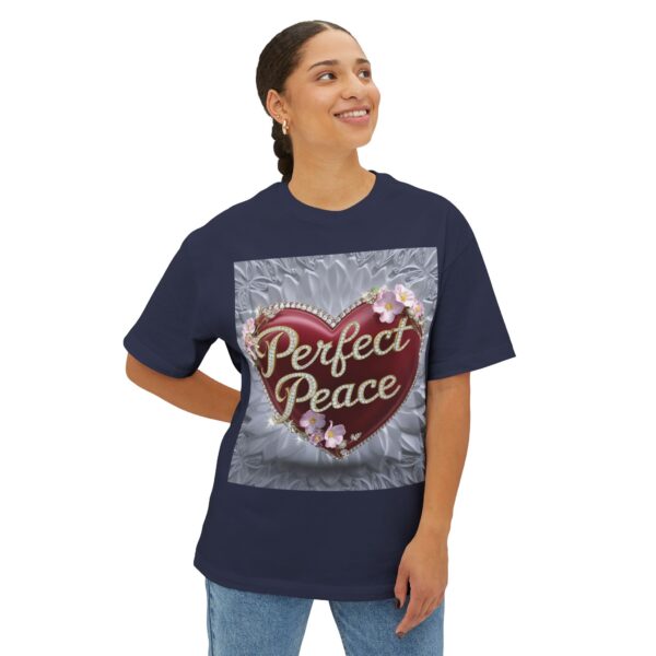 Our "PERFECT PEACE" Biblical Unisex Tee Inspirational Christian Tshirt for Men and Women, Oversized Shirt, Boxy Top, Unisex Tee Shirt, - Image 35