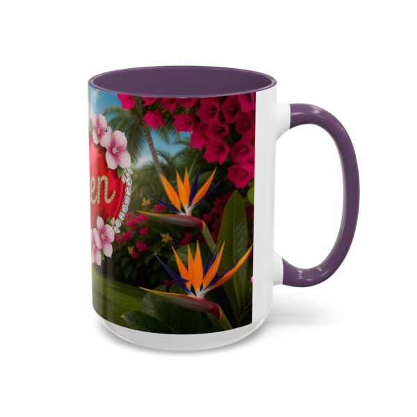 Our "Amen" Inspirational 'Solid Red Heart' Design Accent Coffee Mug, Perfect for Wedding Gifts, Love & Faith Decor, Philippians 4:8 - Image 58