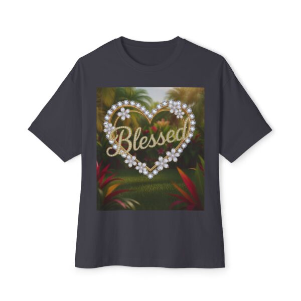 Our "Blessed" Biblical 'Garden' Unisex Tee Inspirational Christian Tshirt for Men and Women, Oversized Shirt, Boxy Top, Unisex Tee Shirt - Image 21