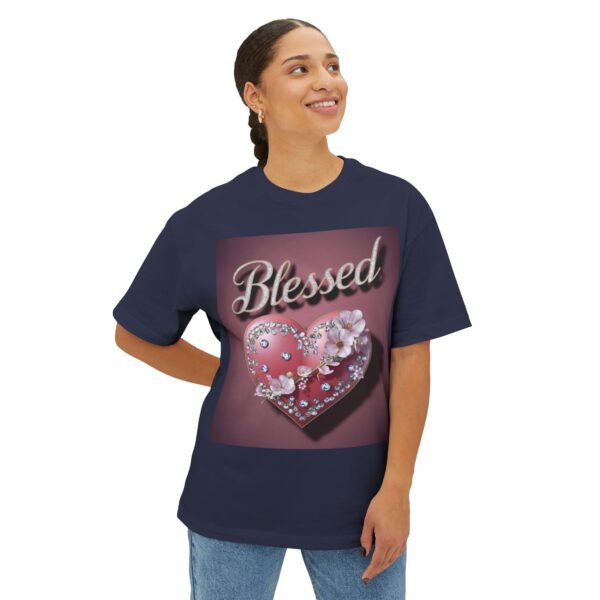 Our "BLESSED" Biblical Unisex Tee - Inspirational Christian Tshirt for Men and Women, Religious Oversized Shirt, Boxy Top, Unisex Tee Shirt, - Image 35