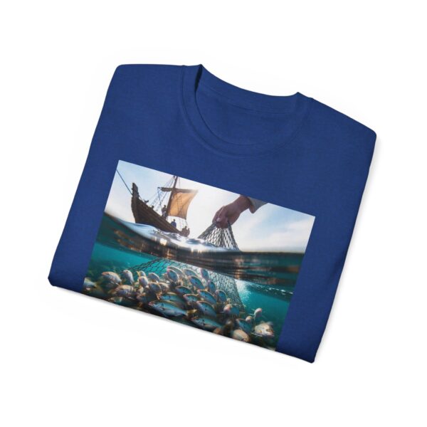Our "Be ye fishers of MEN" Inspirational Christian Unisex Cotton T-Shirt, Faith Spiritual Apparel, Love Gift - Image 44