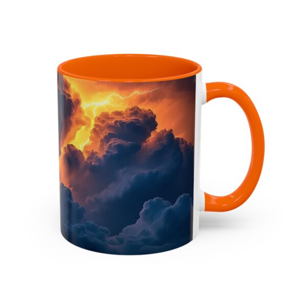 Our "Storm Light" design Accent Coffee Mug, Perfect for Wedding Gifts, Inspirational Decor, Beauty of God's Creation, Tea Cup, Ceramic - Image 42