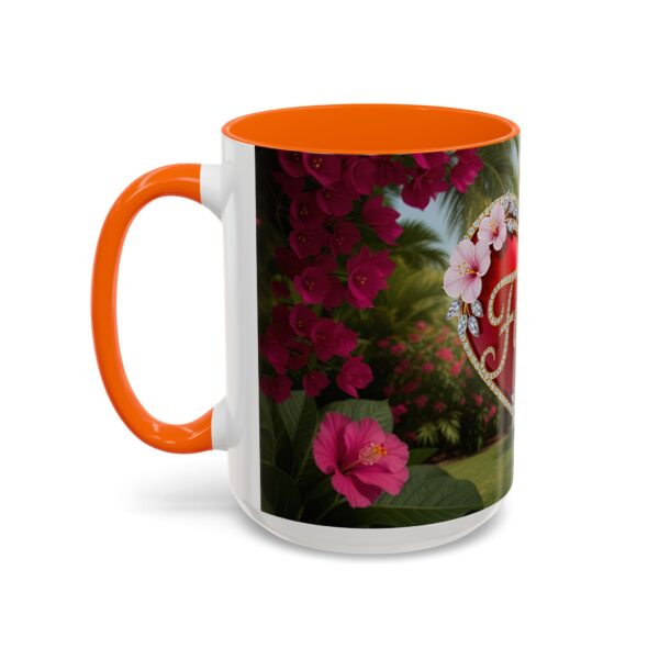 Our "Faith" 'Solid Red Heart' inspirational Design Accent Coffee Mug, Perfect for Wedding Gifts, Love & Faith Decor, Philippians 4:8 - Image 55