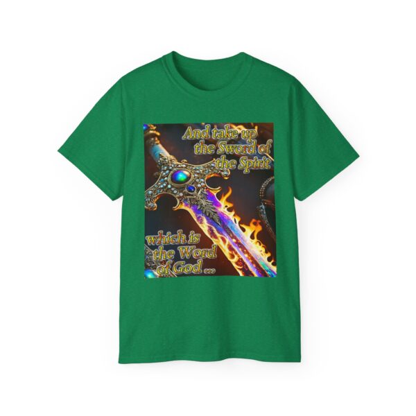 Our "Sword of the Spirit" Inspirational Bible Verse Design Unisex Cotton T-Shirt Philippians 4:8 Faith Apparel Spiritual Warfare gift - Image 29