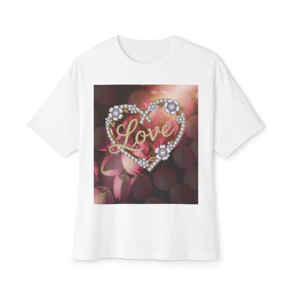 Our "LOVE" Biblical 'Petals' Unisex Tee, Inspirational, Christian Tshirt, Oversized Shirt, Boxy Top! - Image 5