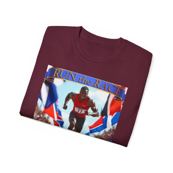 Our "RUN the RACE to WIN" Biblical, Inspirational Christian Unisex Cotton T-Shirt, Faith Spiritual Apparel, Love Gift - Image 20
