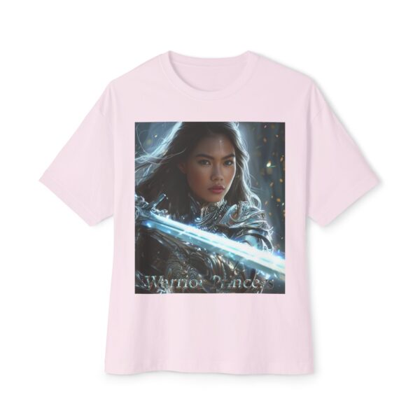 Our Inspirational "Warrior Princess" 'Angela' Biblical Christian Unisex Oversized Boxy Tshirt for Men and Women, Boxy Top, Unisex Tee Shirt - Image 5