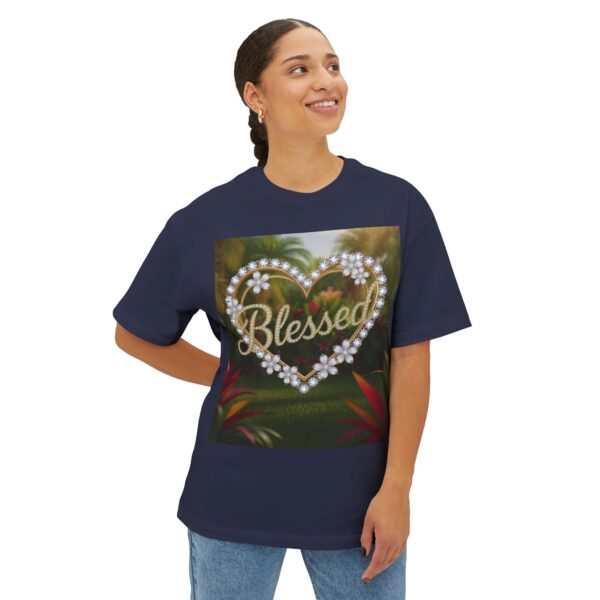Our "Blessed" Biblical 'Garden' Unisex Tee Inspirational Christian Tshirt for Men and Women, Oversized Shirt, Boxy Top, Unisex Tee Shirt - Image 35