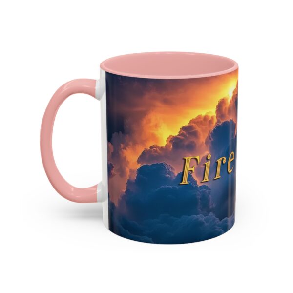 Our 'Storm Light' "Fire Inside" design Accent Coffee Mug, Perfect for Wedding Gifts, Inspirational Beauty of God's Creation, Tea Cup Ceramic - Image 11