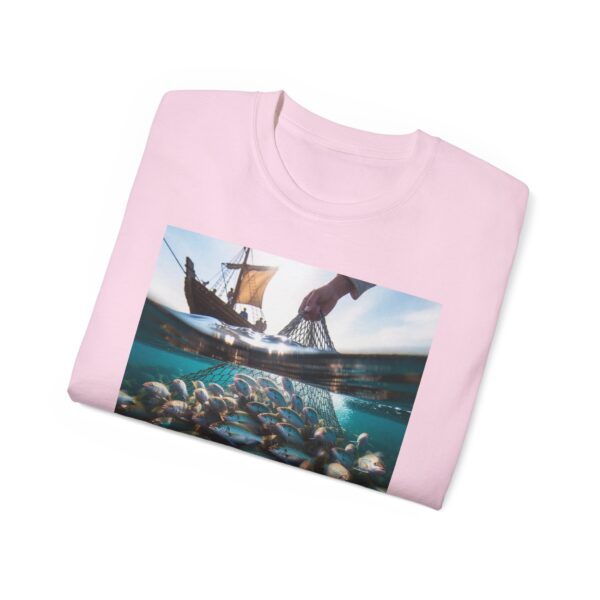 Our "Be ye fishers of MEN" Inspirational Christian Unisex Cotton T-Shirt, Faith Spiritual Apparel, Love Gift - Image 52