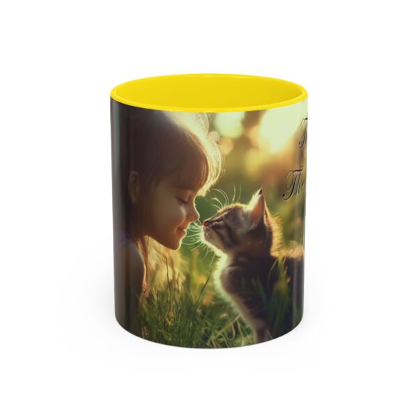 Our 'Kitten Kisses' "Think on these things" Inspirational Coffee Mug Perfect for Christian Gift Birthday Coffee & Cat Lover Philippians 4:8 - Image 49