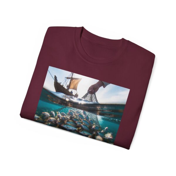 Our "Be ye fishers of MEN" Inspirational Christian Unisex Cotton T-Shirt, Faith Spiritual Apparel, Love Gift - Image 20