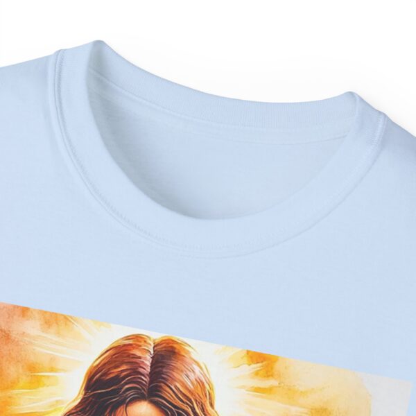 Our "God is Love" series with Jesus hugging a SMALL FAMILY Inspirational Christian Unisex Cotton T-Shirt, Faith Spiritual Apparel, Love Gift - Image 36