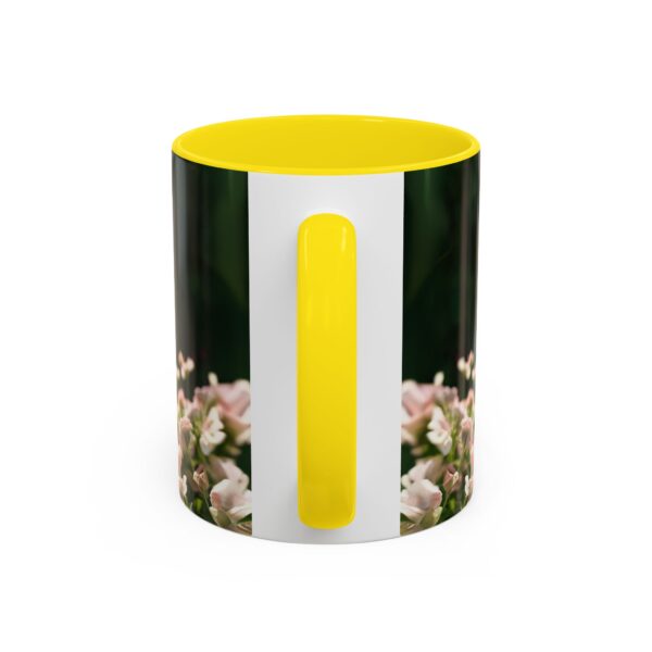 Our "Amen" Inspirational 'Elaborate Red Flowers Heart' design Accent Coffee Mug, Perfect for Wedding Gifts, Love & Faith Decor, Philippians 4:8 - Image 52