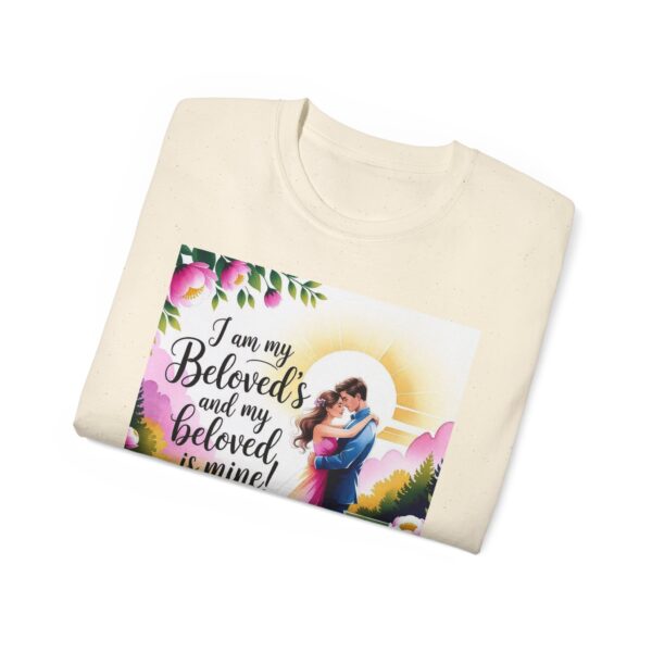 Our Inspirational "I am my Beloved's" Unisex Cotton T-Shirt, Faith Spiritual Apparel, Love Gift, Song of Solomon, Gospel Fashion - Image 24