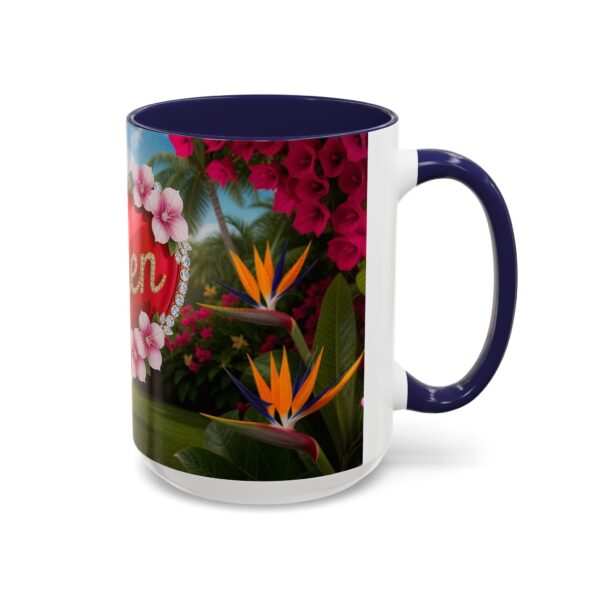 Our "Amen" Inspirational 'Solid Red Heart' Design Accent Coffee Mug, Perfect for Wedding Gifts, Love & Faith Decor, Philippians 4:8 - Image 22
