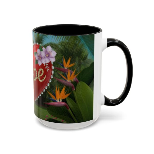 Our "Hope" 'Solid Red Heart' Inspirational design! Accent Coffee Mug, Perfect for Wedding Gifts, Love Confessions, Inspirational Floral Decor Philippians 4:8 - Image 18