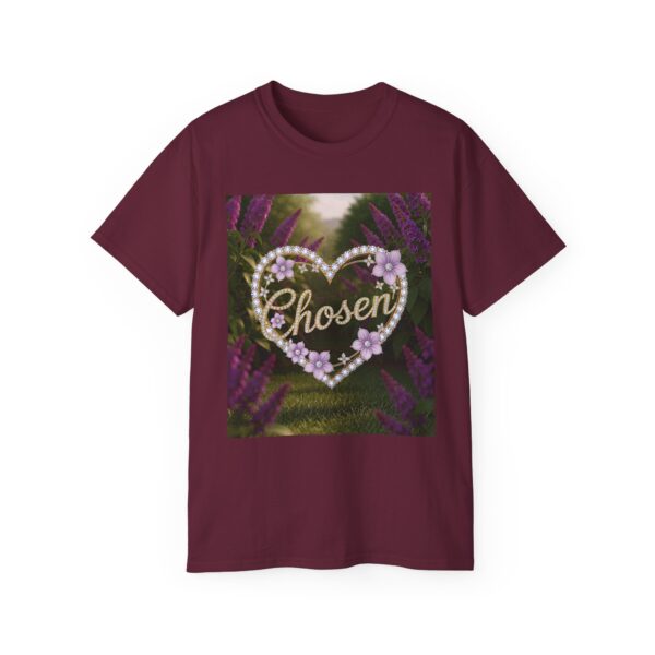 Our "Chosen" Inspirational 'Diamond Ring Heart Design Vintage Christian Faith Apparel Unisex Cotton T-Shirt Thoughtful Quote Philippians 4:8 - Image 13