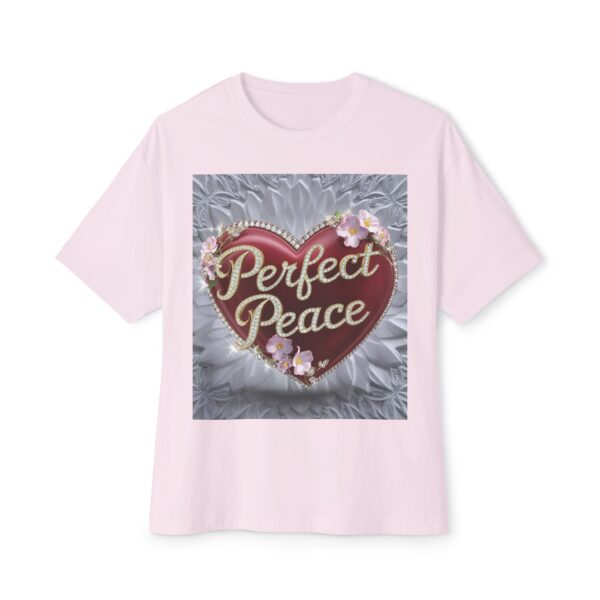 Our "PERFECT PEACE" Biblical Unisex Tee Inspirational Christian Tshirt for Men and Women, Oversized Shirt, Boxy Top, Unisex Tee Shirt, - Image 9