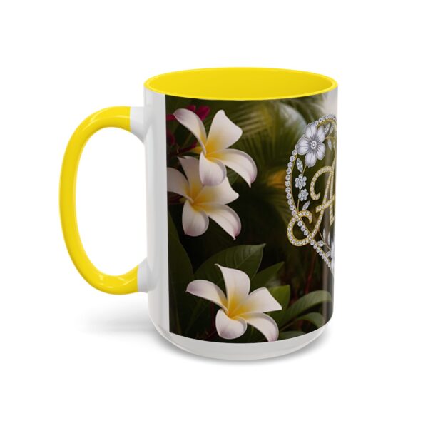 Our "Amen" Inspirational 'Diamond Ring Heart' Design Accent Coffee Mug, Perfect for Wedding Gifts, Love & Faith Decor, Philippians 4:8 - Image 63