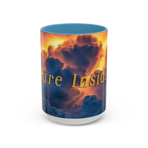 Our 'Storm Light' "Fire Inside" design Accent Coffee Mug, Perfect for Wedding Gifts, Inspirational Beauty of God's Creation, Tea Cup Ceramic - Image 37