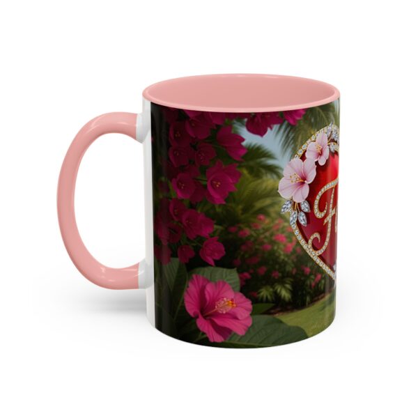 Our "Faith" 'Solid Red Heart' inspirational Design Accent Coffee Mug, Perfect for Wedding Gifts, Love & Faith Decor, Philippians 4:8 - Image 11