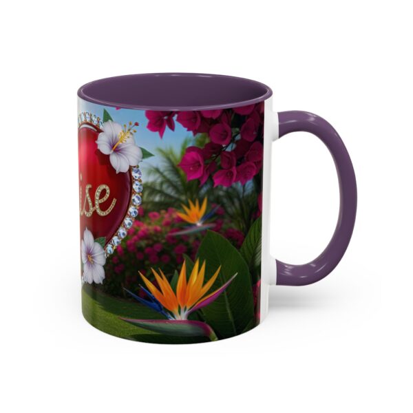Our "Praise" 'Solid Red Heart' Inspirational Design Accent Coffee Mug, Perfect for Wedding Gifts, Love & Faith Decor, Philippians 4:8 - Image 46