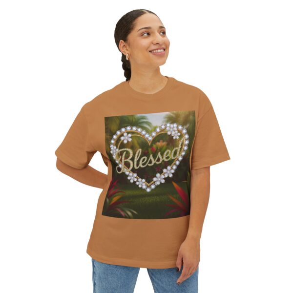 Our "Blessed" Biblical 'Garden' Unisex Tee Inspirational Christian Tshirt for Men and Women, Oversized Shirt, Boxy Top, Unisex Tee Shirt - Image 19