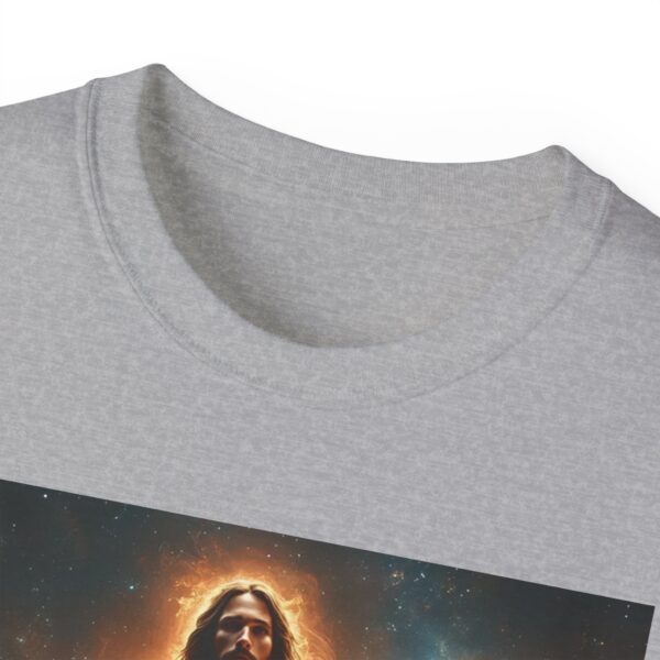Our majestic "Our God is a Consuming Fire" Inspirational Christian Unisex Cotton T-Shirt, Faith Spiritual Apparel, Gift for Christians - Image 7