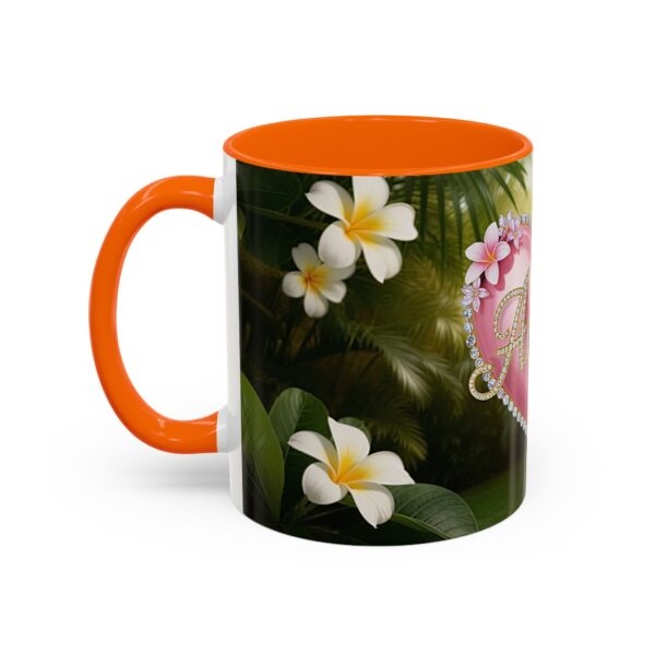 Our "Amen" Inspirational 'Solid Pink Heart' design Accent Coffee Mug, Perfect for Wedding Gifts, Love & Faith Decor, Philippians 4:8 - Image 43