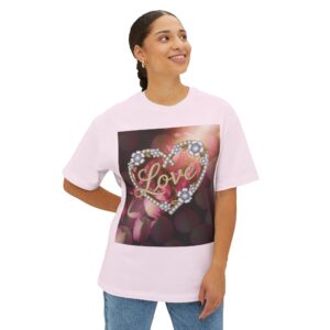 Our "LOVE" Biblical 'Petals' Unisex Tee, Inspirational, Christian Tshirt, Oversized Shirt, Boxy Top!