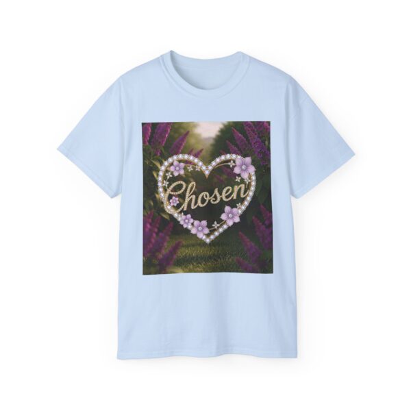 Our "Chosen" Inspirational 'Diamond Ring Heart Design Vintage Christian Faith Apparel Unisex Cotton T-Shirt Thoughtful Quote Philippians 4:8 - Image 33